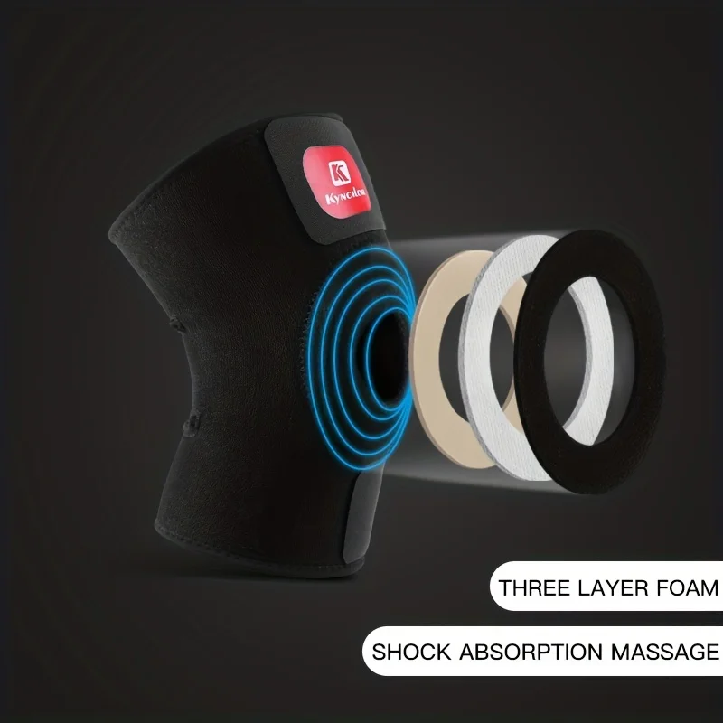 Il tutore per il ginocchio con stabilizzatori laterali allevia il strappo del menisco, il dolore articolare, lesioni sportive, traspirante regolabile, corsa sportiva da allenamento