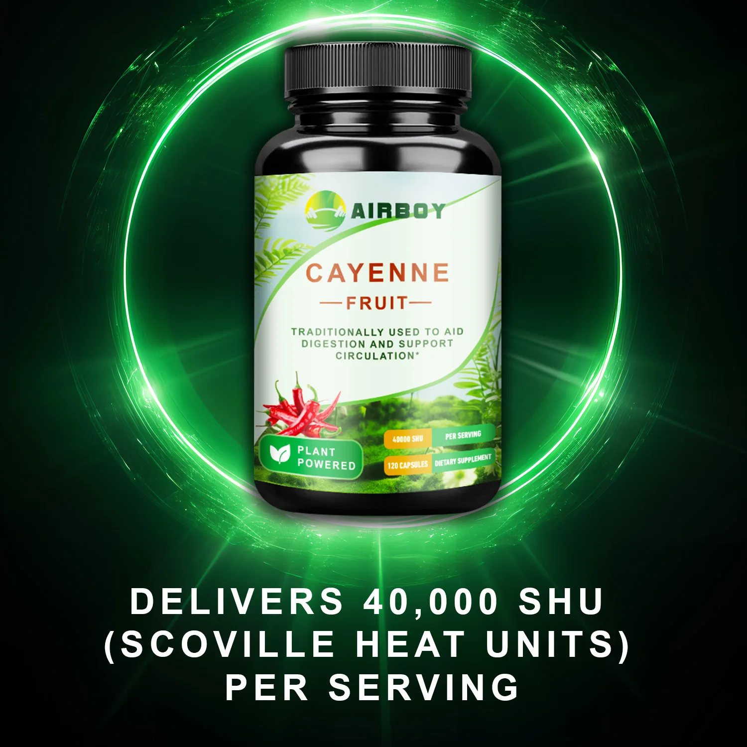 

Капсулы с экстрактом кайенна - повышают энергию, поддерживают здоровье сердца и сердечно-сосудистой системы, улучшают кровообращение, без ГМО.