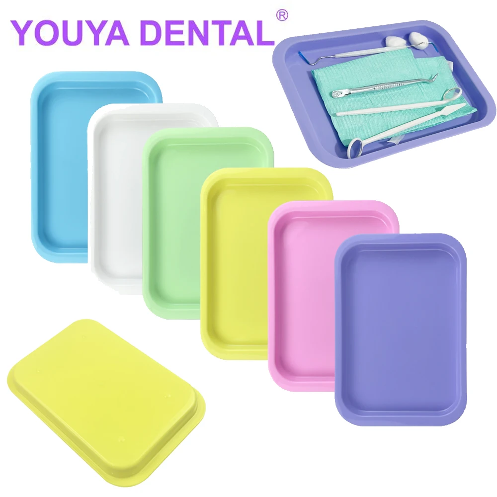 1Pcs Environmental Convenient Useful Plastic Medical Surgical Dental Dish Tray Lab Instrument Storage Plate Placement Tools