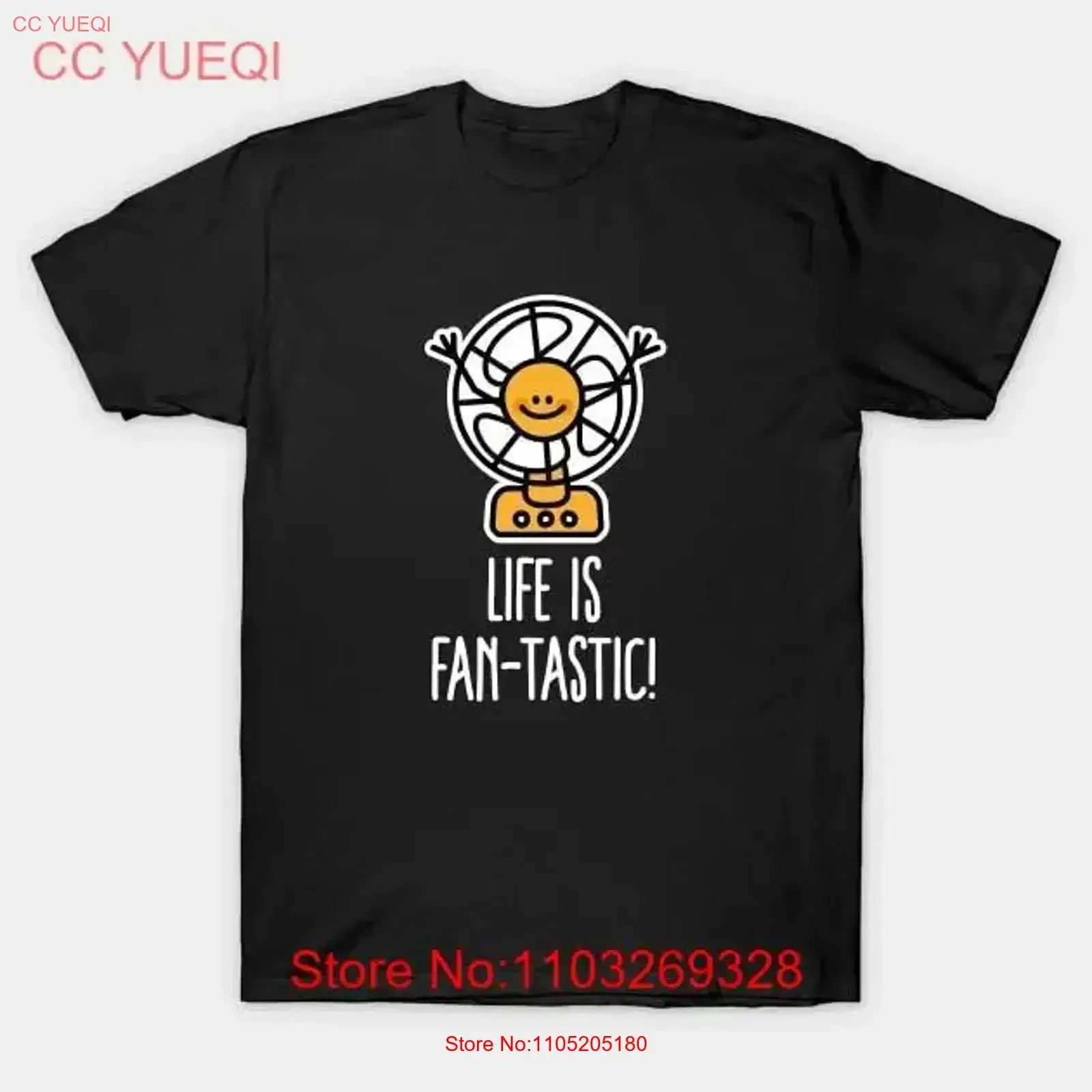 Life is Fantastic FAN tastic pun summer holiday Made in Australia T Shirt S 5XL vintage Washed designer clothes Casual