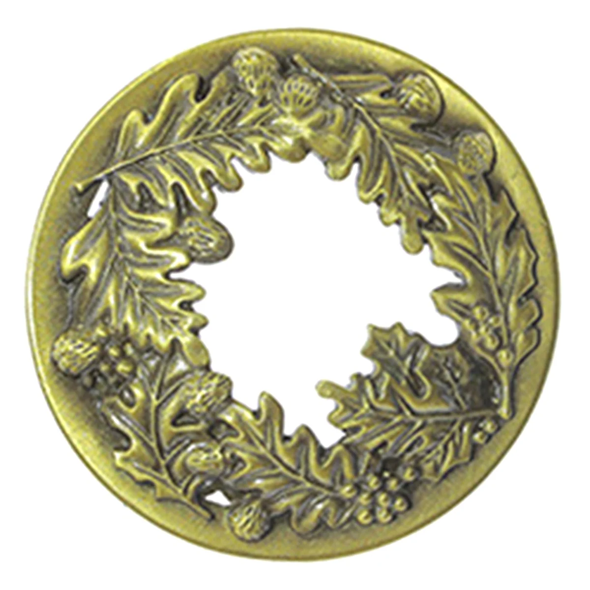 CYL-Candle Toppers Scented Candles Cover,Candles Gifts for Women,Help Jar Candles Melt Evenly Leaf 7.8cm Bronze