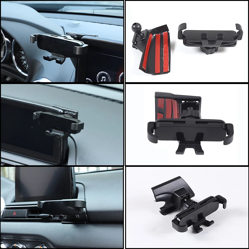 For Mazda MX5 MX-5 ND 2016+ ABS central control air outlet mobile phone holder GPS navigation holder car accessories