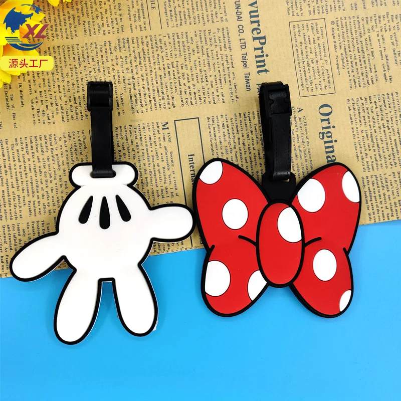 

Disney Stitch Donald Duck Winnie the Pooh Daisy Luggage Tag Boarding Pass Boarding Tags portable label