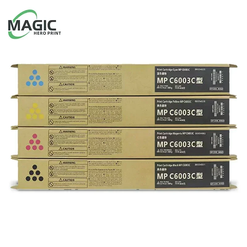 Imagem -04 - Cartucho de Toner Mpc6003 para Ricoh Mpc 4503 4504 5503 5504 6003 6004 mp C4503 C4504 C5503 C5504 C6003 C6004 Cores Grande Capacidade