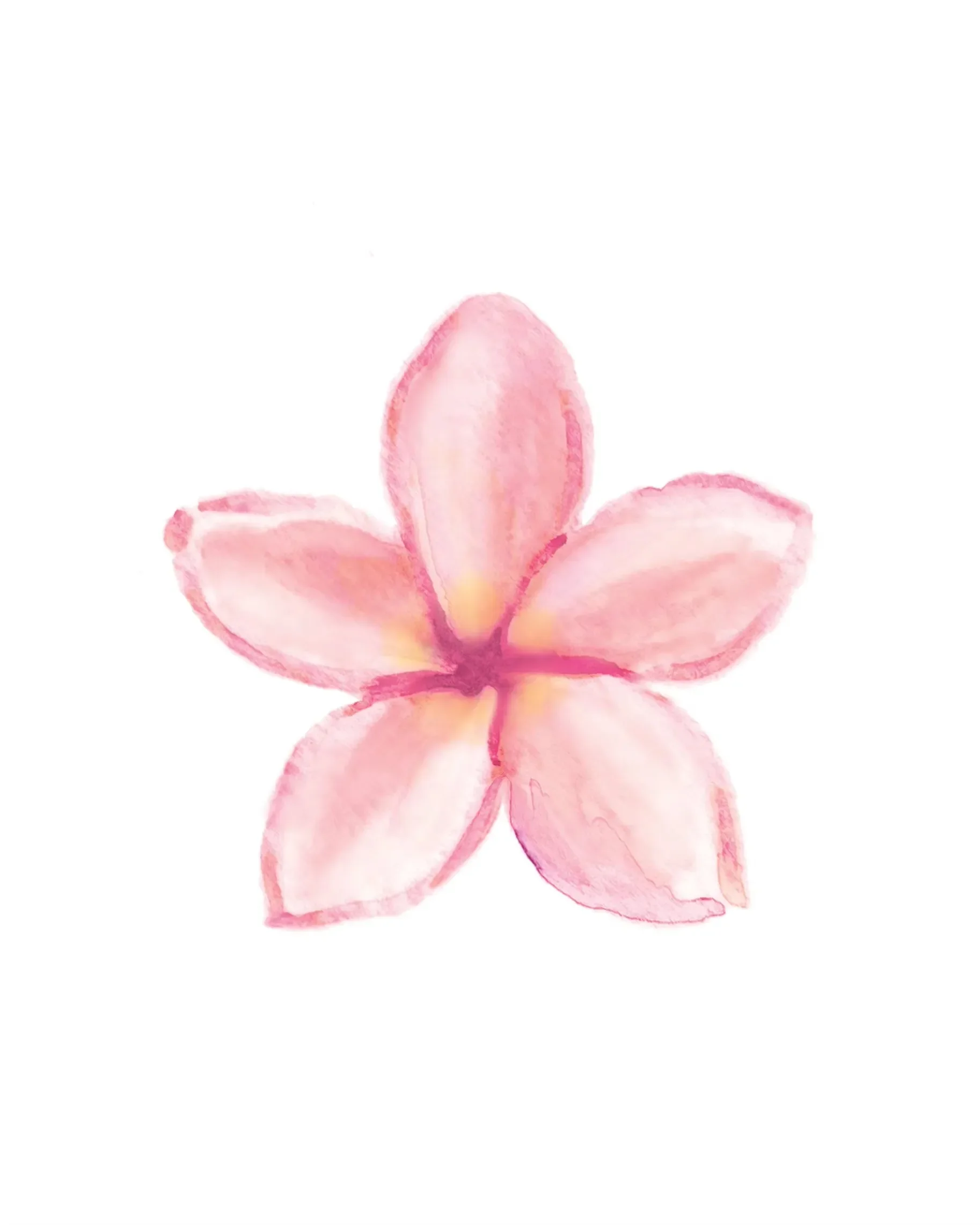 Aquarell tropische Blumen Poster Hibiskus Frangipani Drucke Leinwanddruck Wandkunst Bild für Wohnzimmer Home Decor Geschenke