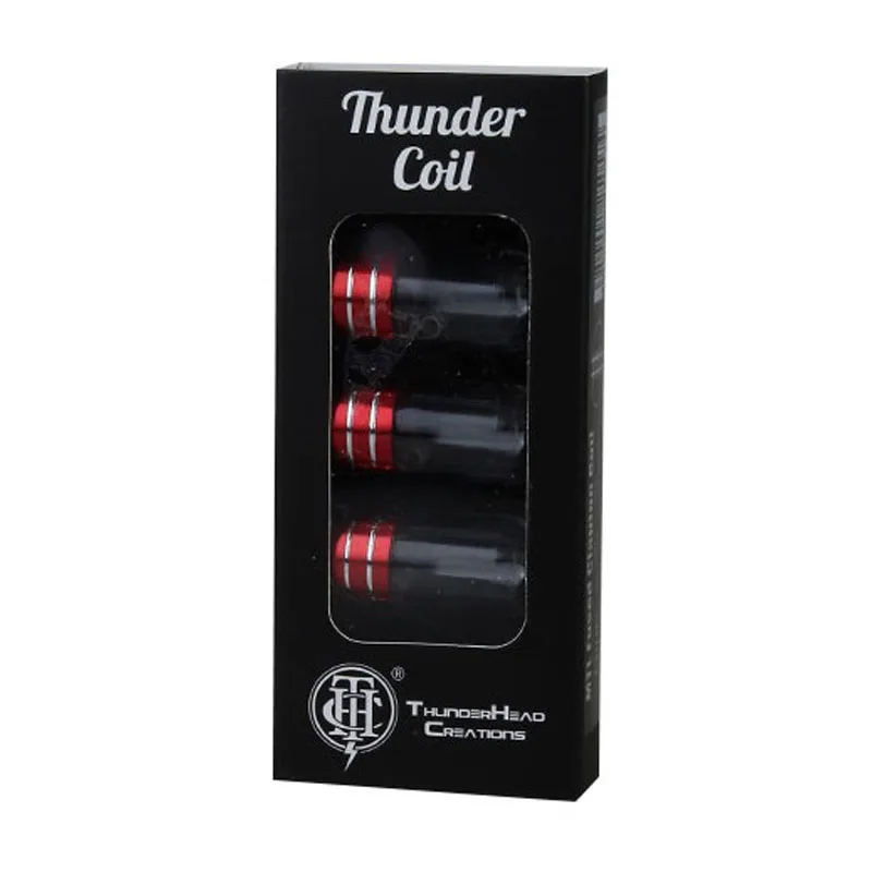 ThunderHead Creations-bobina de alambre Ni80 3/4 Core fundida Clapton SS316, bobina de 0,3 ohm para Blaze Solo RTA RDA Tauron, 10 unids/lote/caja (2 piezas/tubo)