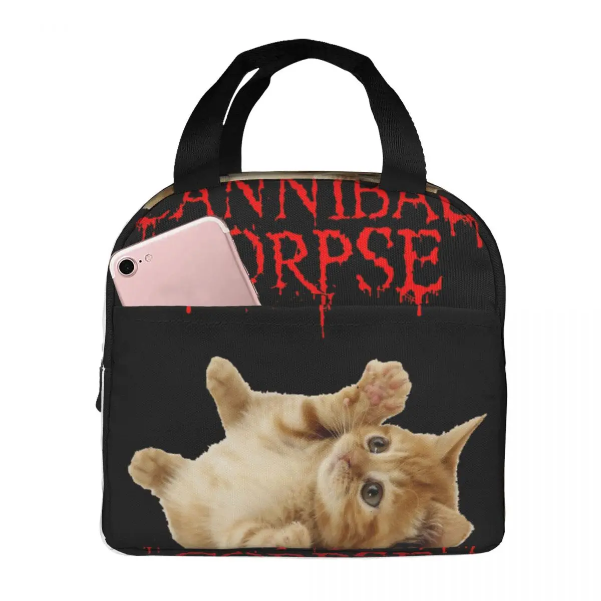 Cannibal Corpse Lunch Bag Unisex Portable Cooler Insulated Lunch Box Food Bento Box