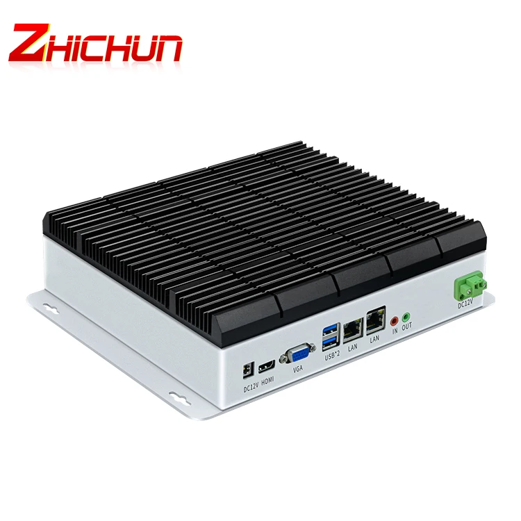 Industrial Integrated Fanless Embedded Computers Intel Core I3 I5 I7 COM*6 USB*4 In Stock Vison Controal IPC Embedded Computers