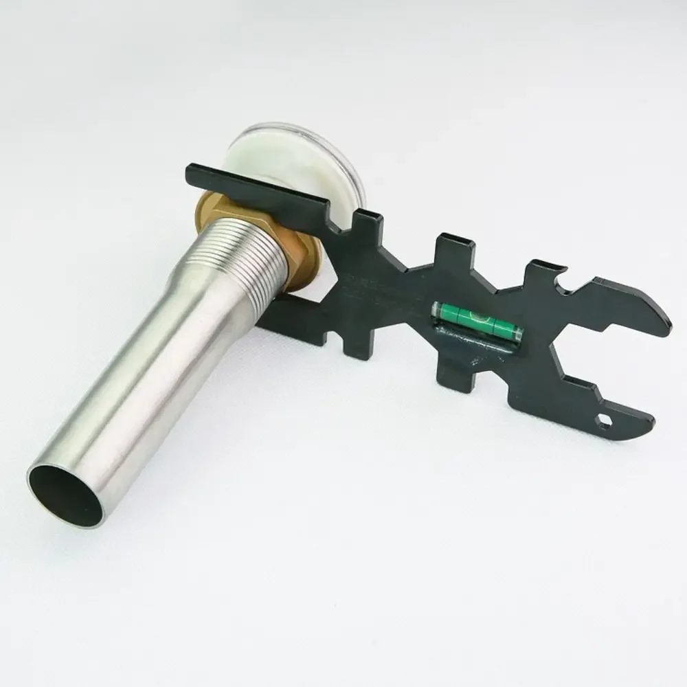 Llave para grifo de reparación de manguera de ducha, cuentas horizontales, carrete de tuerca de plástico, llave para burbujeador, llave de instalación de manguera ajustable más suelta