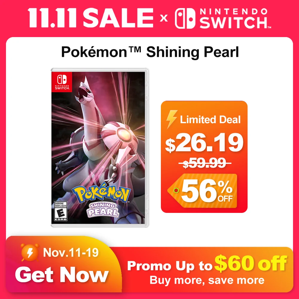 Pokemon Shining Pearl Nintendo Switch Game Deals 100% Official Original Physical Game Card Adventure Genre for Switch OLED Lite