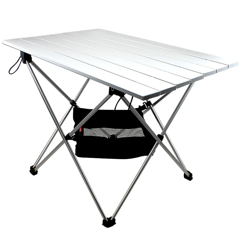 Lightenup-Ultralight Portable Outdoor Aluminum Alloy Silver Folding Table