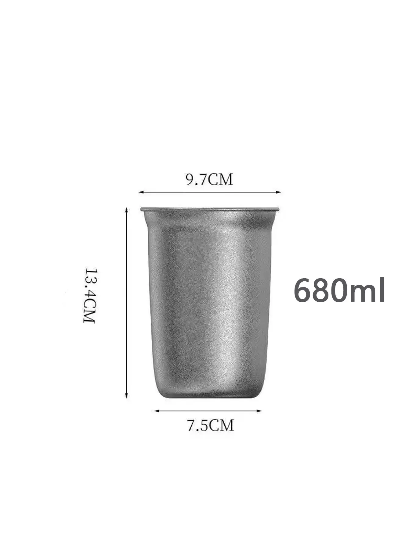 304 Bierkrug mit großem Fassungsvermögen und stilvollem Design, amerikanischer Bierkrug, Retro-Wasserbecher, Becher für kalte Getränke, Becher im Industriestil, 1 Stück. – Detail 6