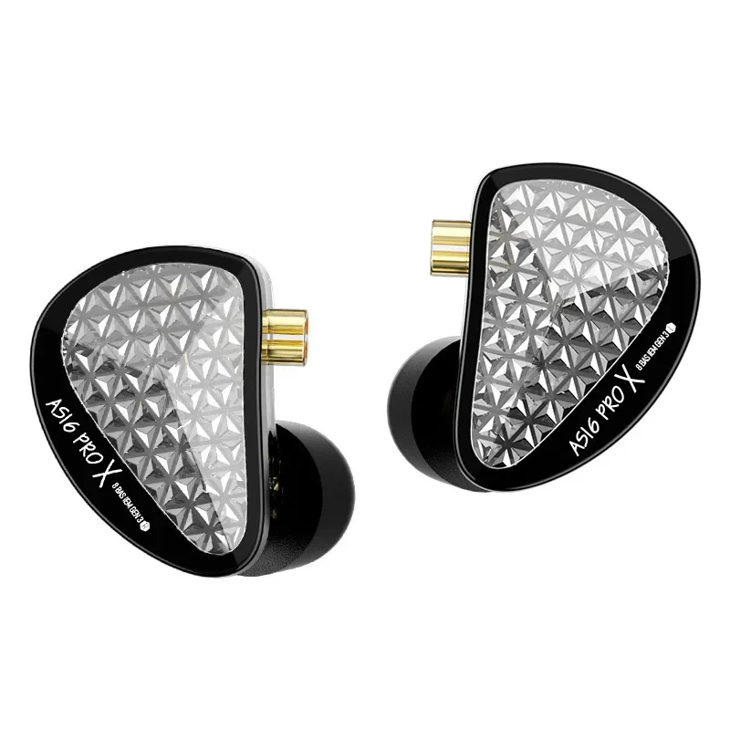 

AS16 PRO X 16BA In-Ear Headphones HiFi Monitor Headphones High Sound Quality