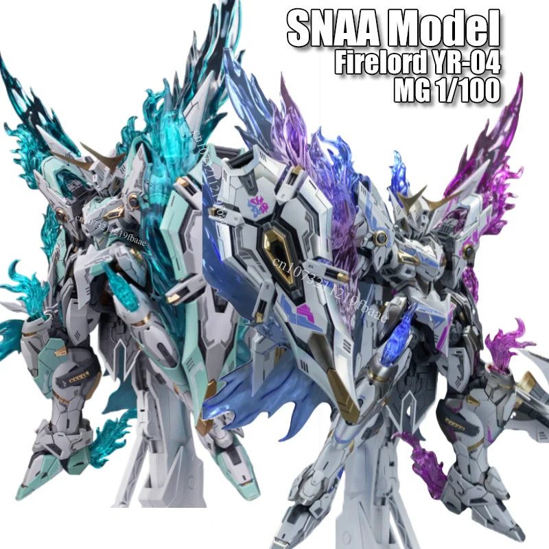

Original SNAA Firelord YR-04 MG 1/100 Assembly Model Kit Fire Lord Toy Purple Version Particle Awakening Action Figures Gifts