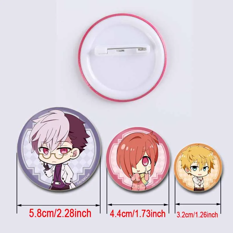 Anime Figure Kou Minamoto/Hanako-kun/Nene Yashiro/Aoi Akane/Sakura Nanamine/Sousuke Mitsuba Badge Buttons Pins for Clothes Decor