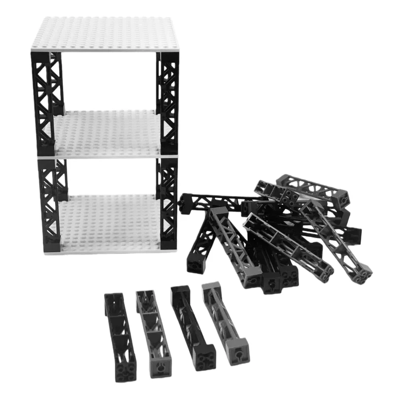 

20pcs Building Blocks Military Parts Accessories Support Stent Column Pillar Car Parking Toys Technik Bricks Kids gift 58827