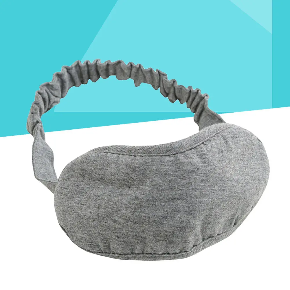 

1pc Eye Mask Super Lightweight Sleep Helper Hot Cold Compress Fatigue Relief Block Light Travel Home Hotel Use Blindfold
