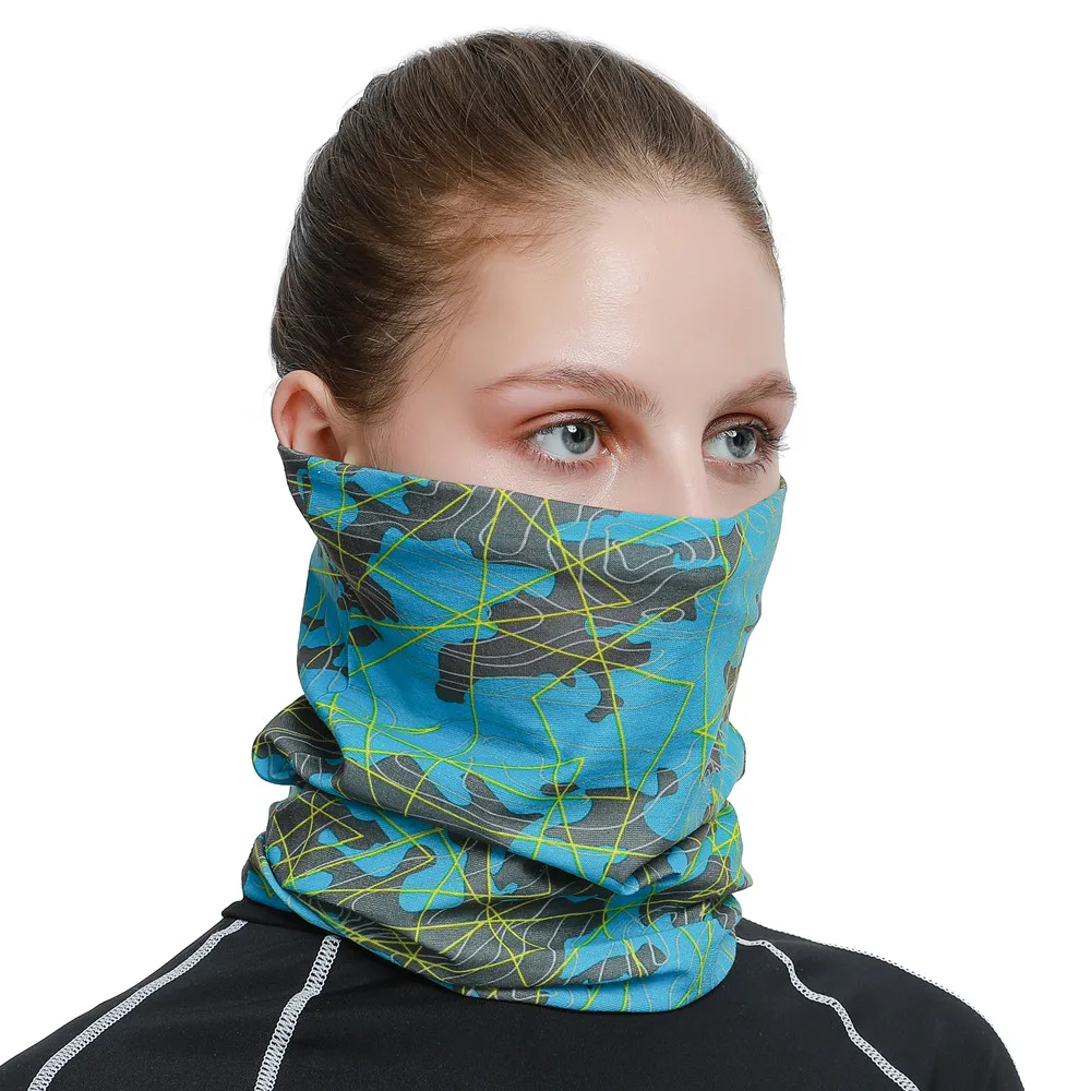 2024 Sommer Radfahren Bandanas Fahrrad maske für Frau Mann elastisch atmungsaktiv Motorrad Sturmhaube Stirnband Halstuch Turban