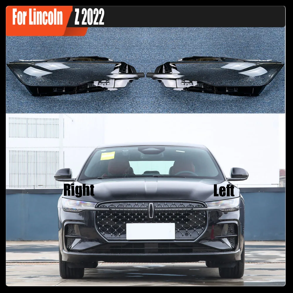 

For Lincoln Z 2022 Headlight Cover Transparent Headlamp Lamp Shell Lens Replace Original Lampshade Plexiglass