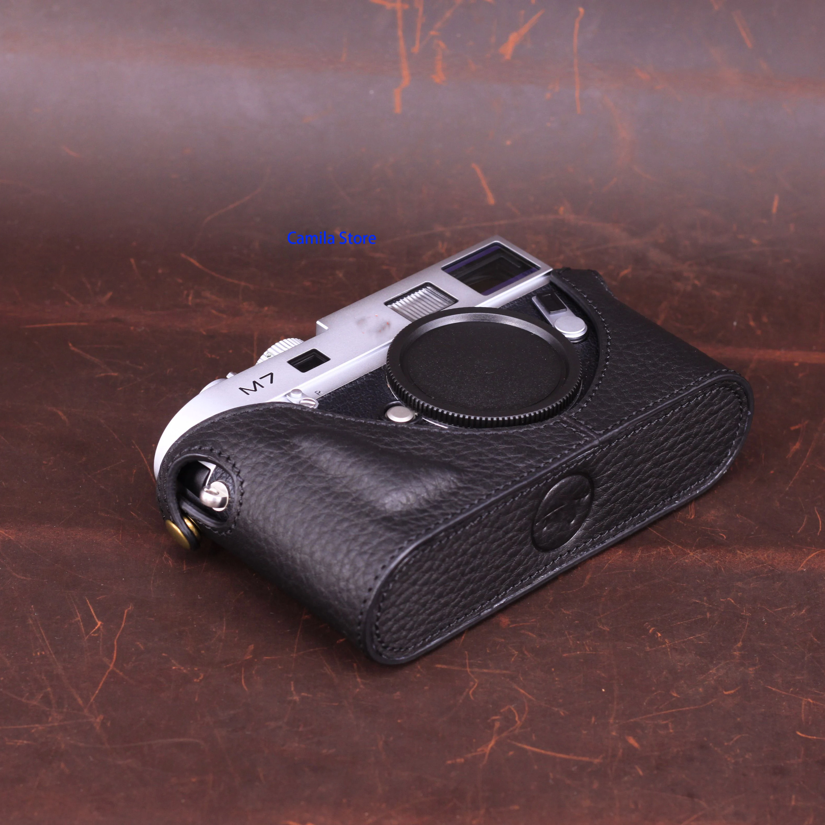 handwork Photo Camera Genuine leather Bag ear Body Case For for Leica M3 M4 M6 M7 non-slip Handles Protective sleeve box