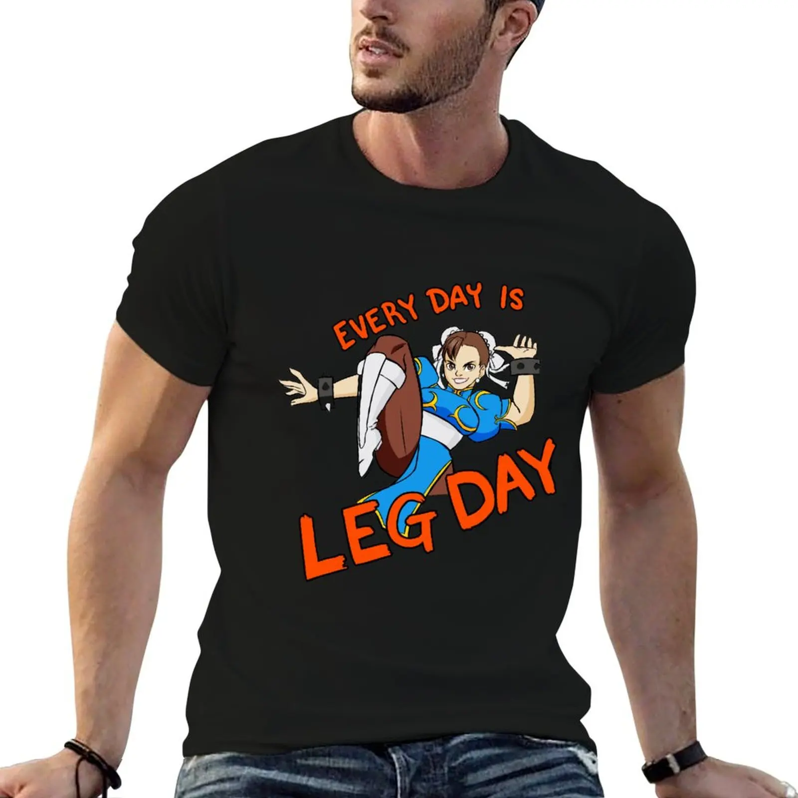 

Leg Day T-Shirt t shirts for man cotton funny t shirt men 100% cotton luxury brand man t shirt cotton T-shirt