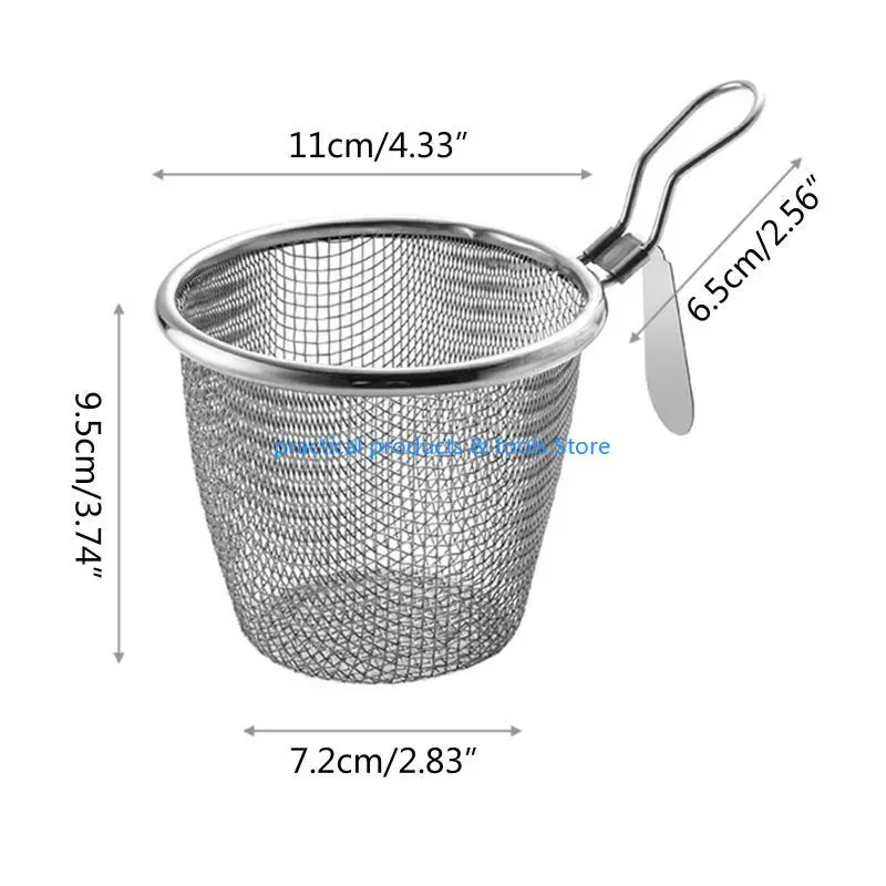 77JB Aço inoxidável Mesh Fine Malhas Alimentos Hot Filter Filtro Filtro Cesto Cerço