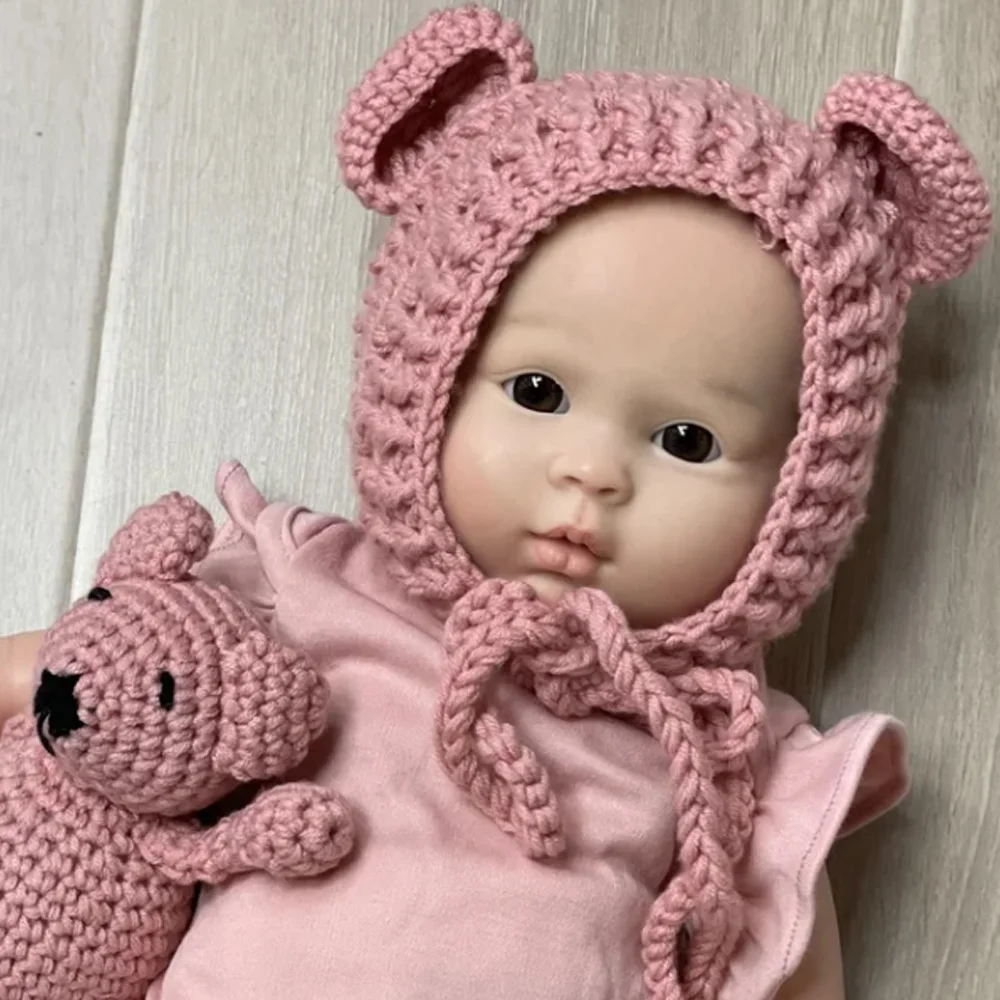 

Attyi 18inch Bebe Reborn Dolls Full Body Solid Silicone Handmade Painted Realistic Baby Reborn Doll reborn silicona