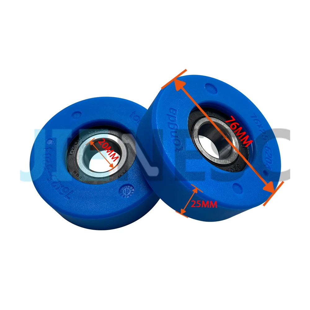 100pcs 76*25mm 6204 rullo per scale mobili di Tongda