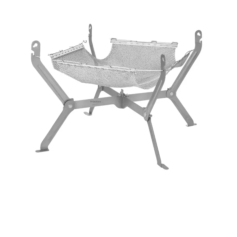 Portable Folding Titanium Outdoor Fire Pit Wood Stove Camping Beacon BBQ Campfire Carry Case