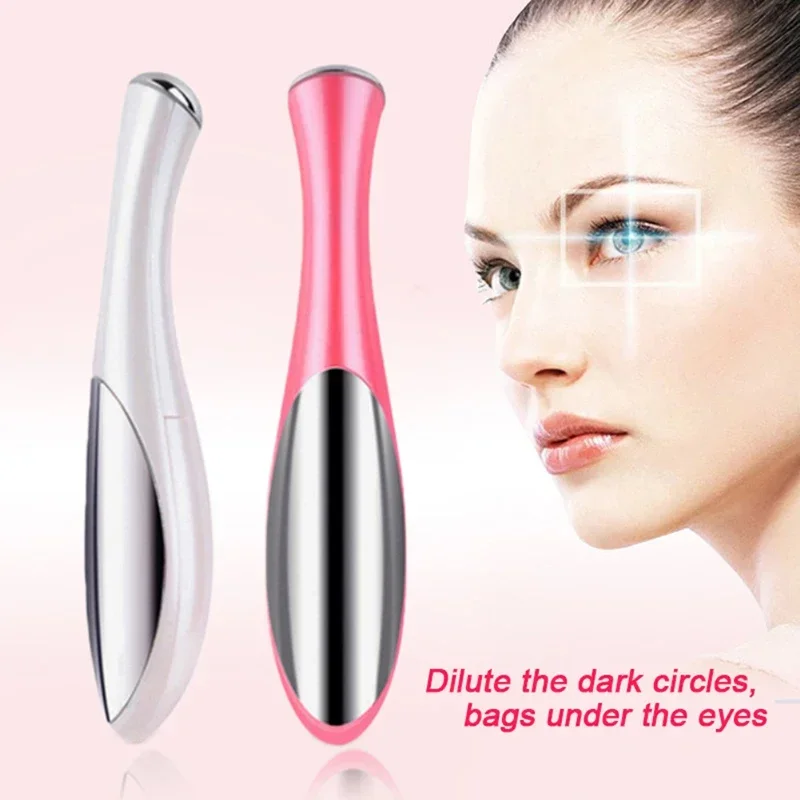 Mini Eye Massager Pen Electric Eye Massager facial vibration thin face pale lines anti-wrinkle