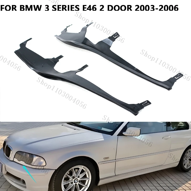 

Car Upper Headlight Lamp Cover Strip Trim For BMW 3 SERIES E46 2 Door 2003-2006 63126934751 63126934752 Headlight Upper Cover