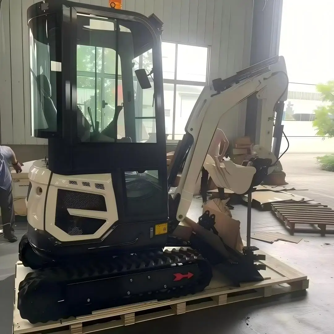 Mini Excavadora Kubota de 2 Toneladas con Envío Gratuito, Mini Excavadora Agrícola, Mini Excavadora Pequeña para el Hogar con Color Personalizado