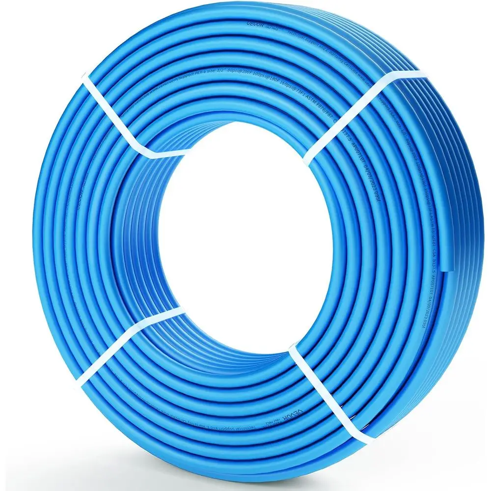 

1/2 Inch 300ft PEX-B Pipe for Potable Water, Hot/Cold Use, Easy to Restore, Blue