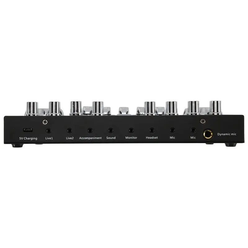 Efficient K1 Live Sound Card Portable Bluetooth Sound Card Profession Adjustable Volume Audio For Music Recording