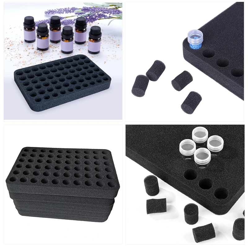 30/60/80 Slot Foam Hole Diamond Painting Cross Stitch Accessories Tool Container Storage 5D Embroidery Mosaic Gift No Bottle