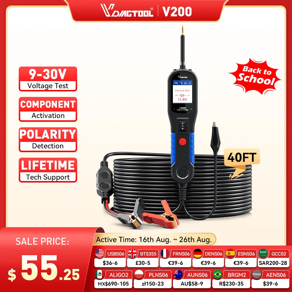 vdiagtool-v200-testeur-de-sonde-de-circuit-d'alimentation-12v-24v-outils-de-diagnostic-de-systeme-electrique-de-camion-automobile-avec-cable-de-40-pieds