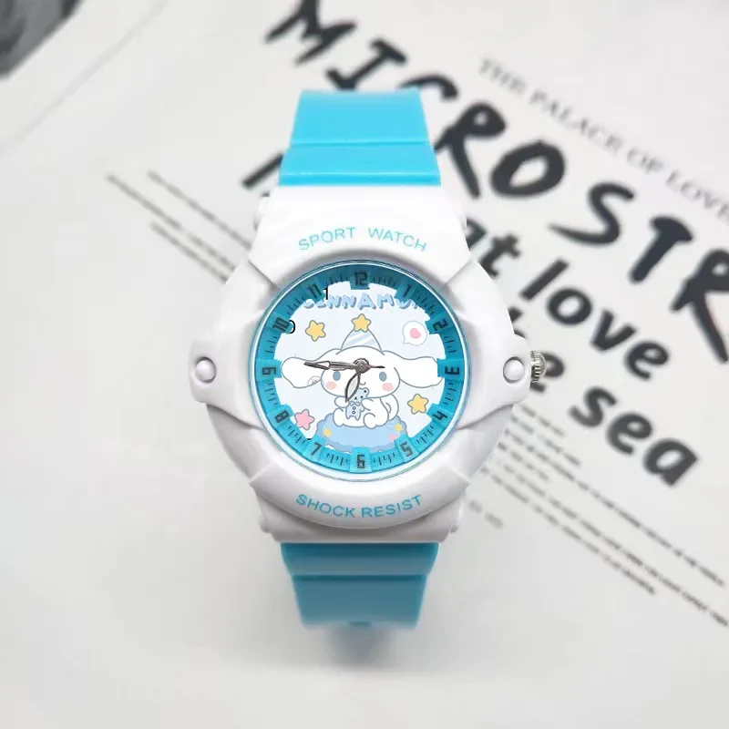 

Hot Sanrio Cartoon Melody Jade Guigou Katie Quartz Watch Silicone Light Watch Creative Gift Birthday Gift Sending Friends Off