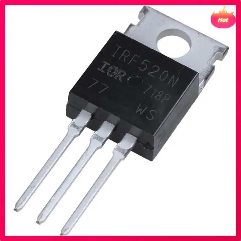 AYHF 2X 100V 9.7A N-Channel Power Pulled IR MOSFET Transistor IRF520