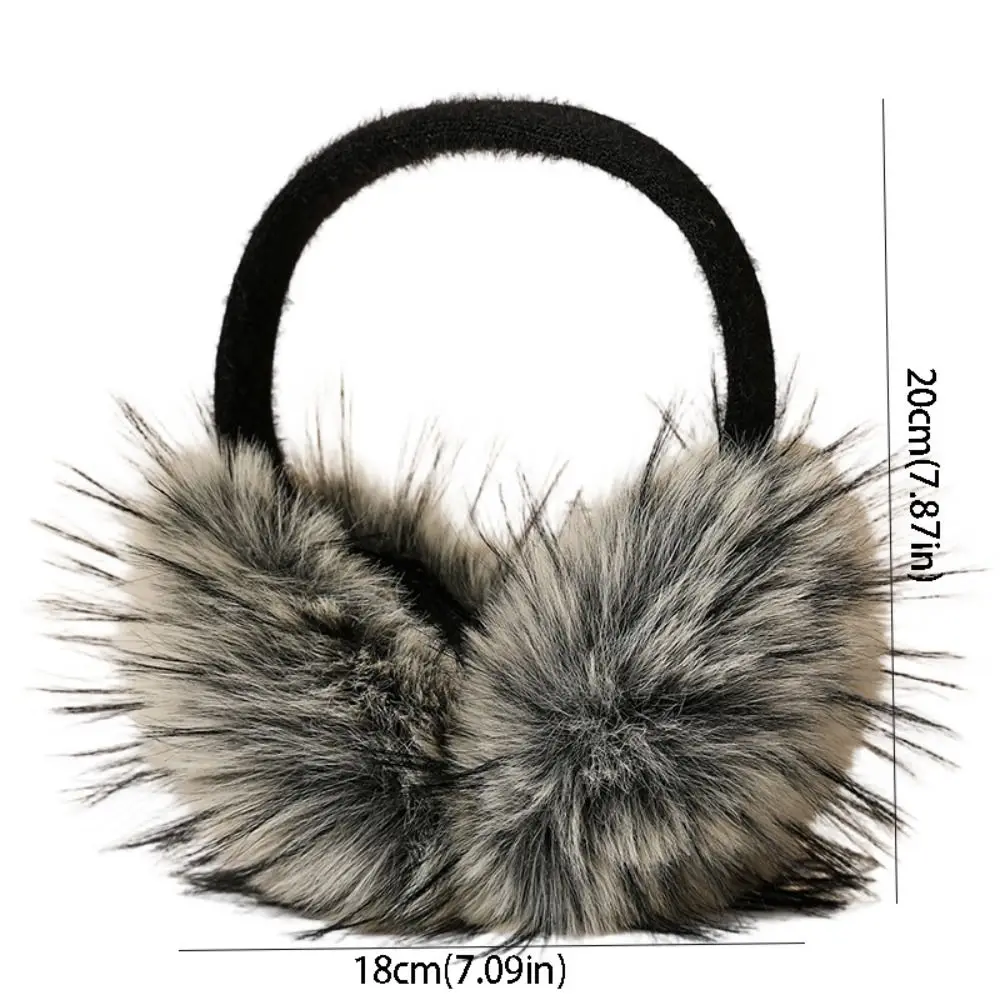 Mode oreille bouchon Imitation fourrure en peluche cache-oreilles pliant épaissir hiver cache-oreilles oreillette garder plus chaud pliable oreille couverture étudiant