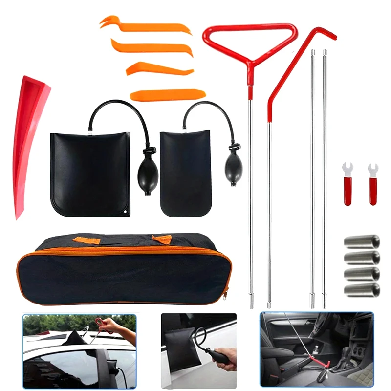 

Car Dent Repair Door Maintenance Tool Stainless Steel Rod Interior Trim Remove Driver Wedge Installation Positioning