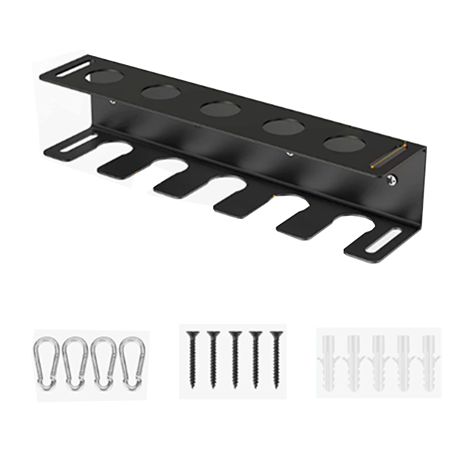 Baseball ball rack wall display rack, and bats, durable easy to use, suitable for storage brackets, coat organizers