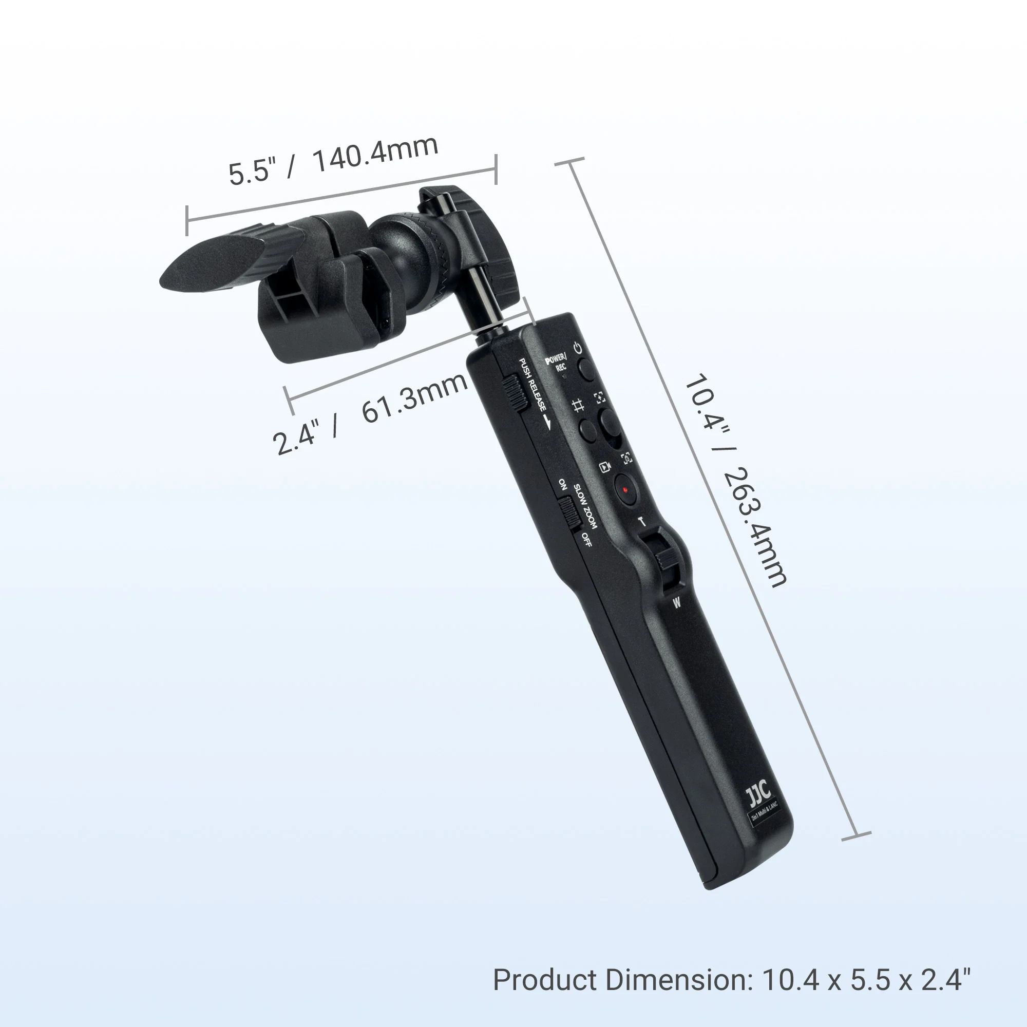 JJC Mutifunction Pan Bar Remote for Sony Camera/Camcorder with a Multi/ LANC Terminal and Canon Camcorder with a LANC Terminal