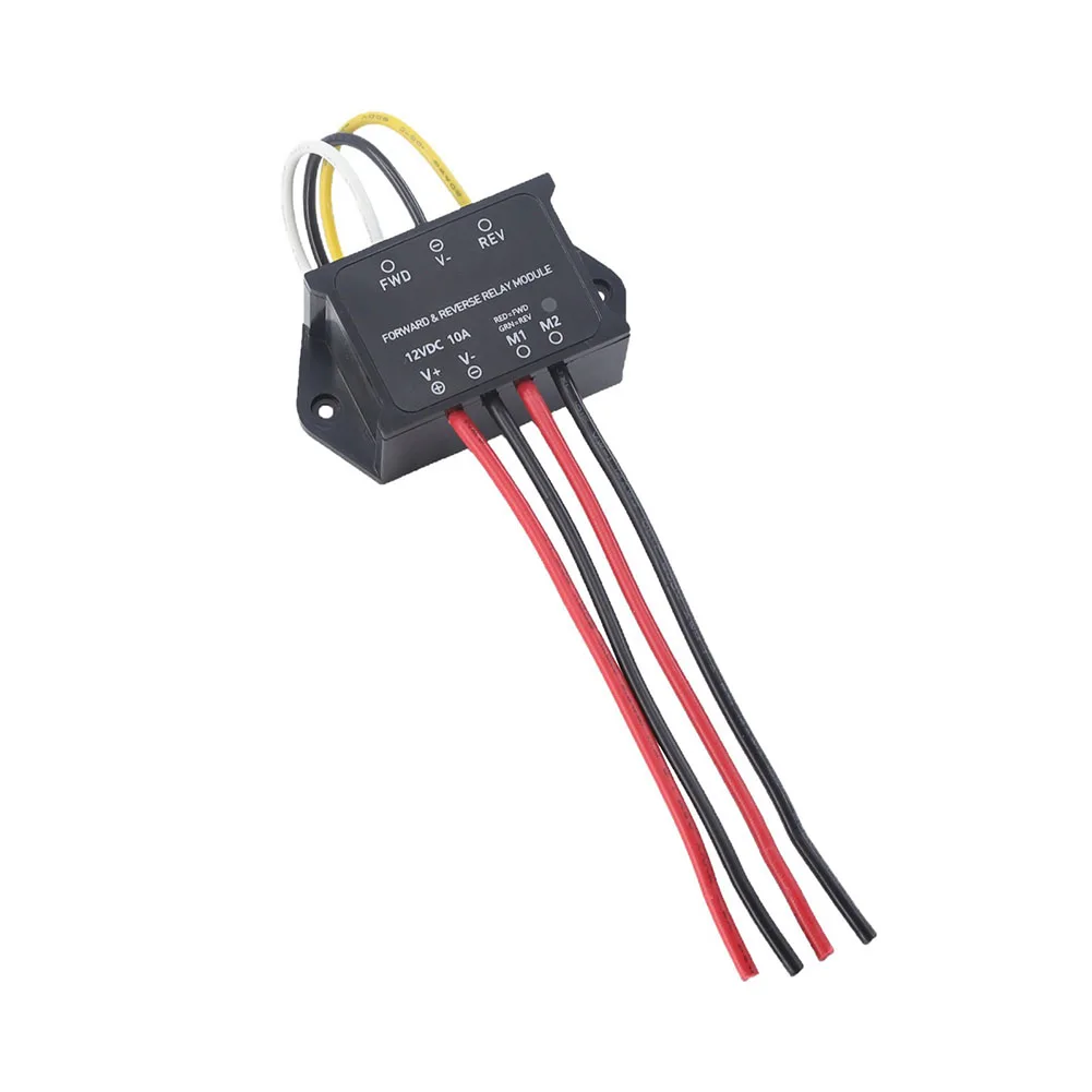 12V 10A Forward And Reverse Relay For Snowplow Fan Actuators Motor Control Linear Actuator Reversing Controller IP40