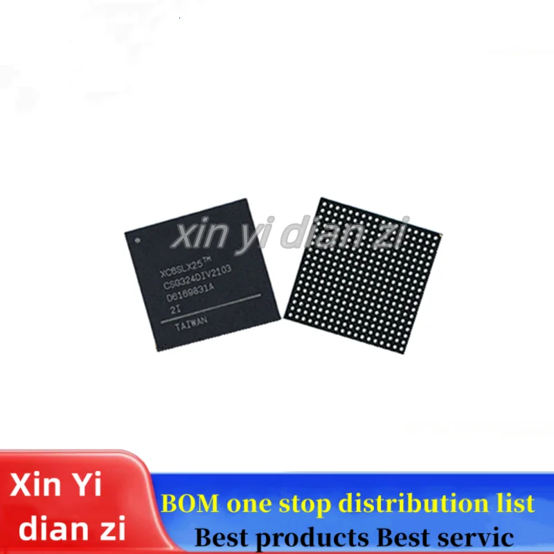 1pcs/lot XC6SLX25-2CSG324I  XC6SLX25 BGA ic chips in stock