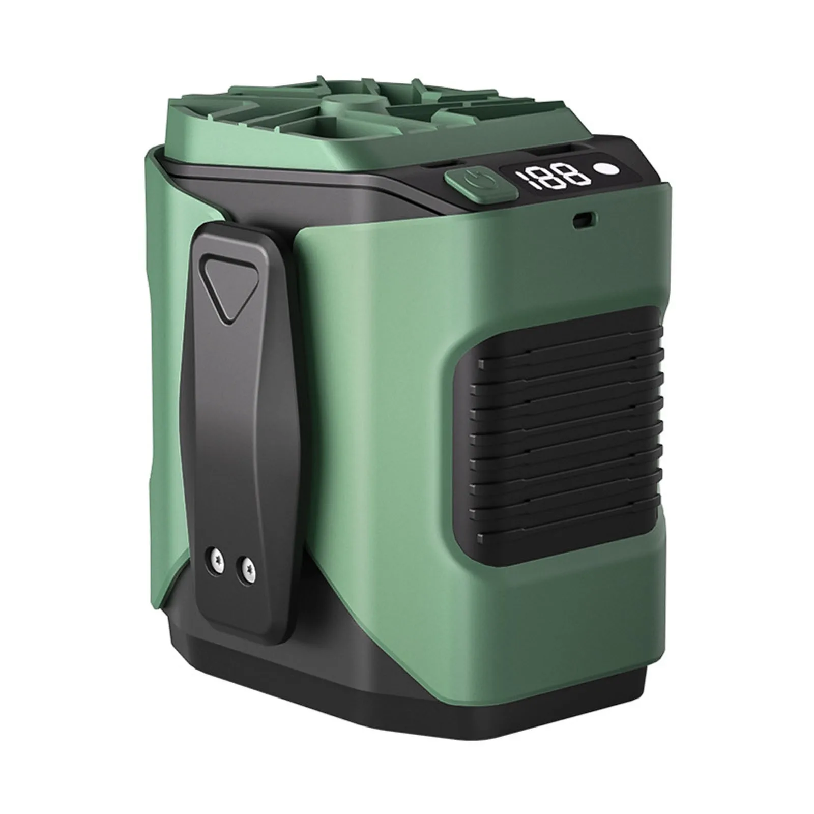 

Поясной вентилятор с фонариком Power Bank, высокоскоростной портативный вентилятор, перезаряжаемый через USB для пеших прогулок, бега, уличного крутого охлаждения, артефакта