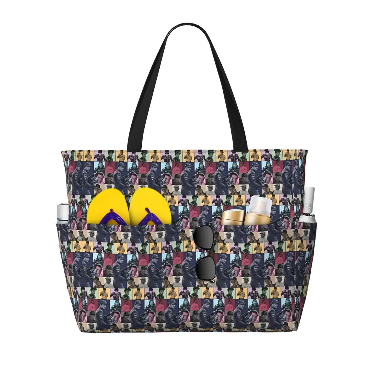 Carlos Sainz Eras Tour 2025 Beach Tote Bag Sport Gym Yoga Duffle Large Tote Bag Women Travel Bag Fitness bag