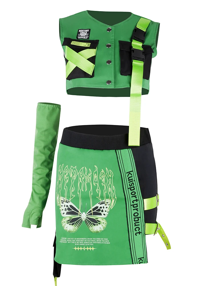 زي أداء فرقة الرقص النسائية الكورية، مجموعة ملابس رقص الجاز، أزياء الشارع بأسلوب الهيب هوب، زي أداء لحفلات نهاية العام