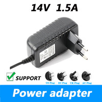 DC 14V 1.5A Power Adapter Audio Power Cable UK Plug AU Plug 4.0*1.7MM Power Supply AC100-240V