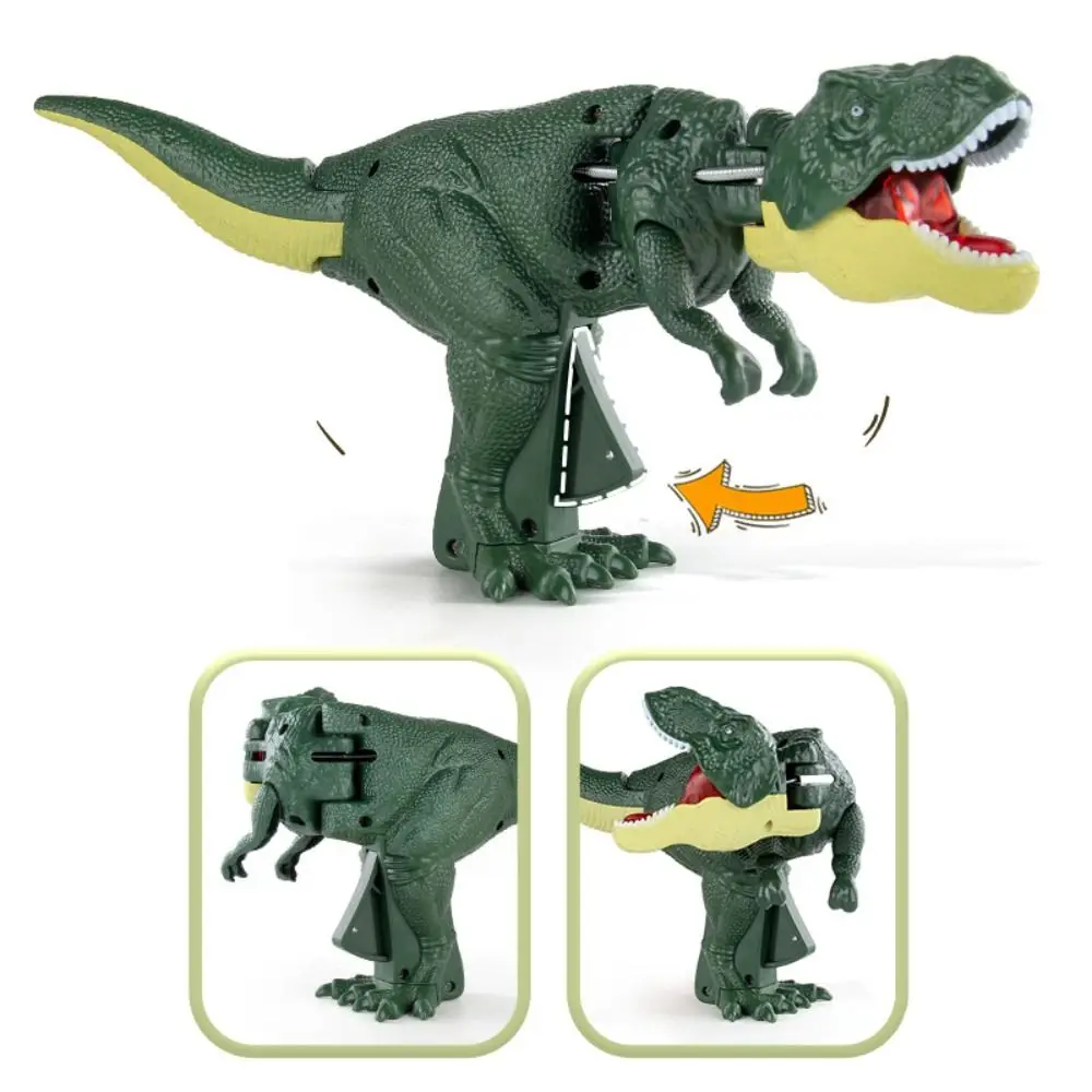 

Jurassic Pressing Dinosaur Toys Swing Head T-Rex Simulation Explorative Dinosaur Plastic Luminous&Sound Swing Dinosaur Toys