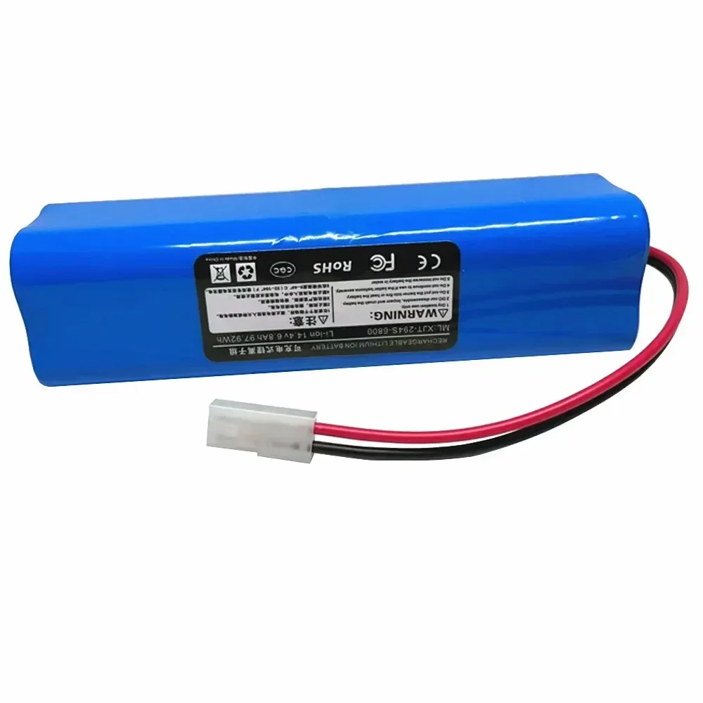 14.4V 6800mAh 100% nuova batteria INR18650 M26-4S2P per Robot aspirapolvere ROEMO SYB2